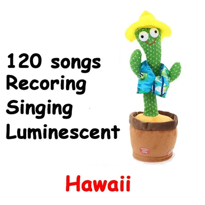 Dancing Cactus Repeat Talking Toy Electronic