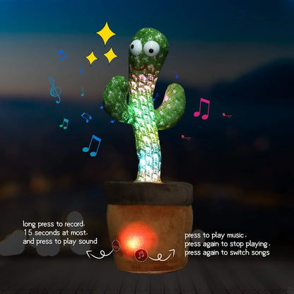 Dancing Cactus Repeat Talking Toy Electronic