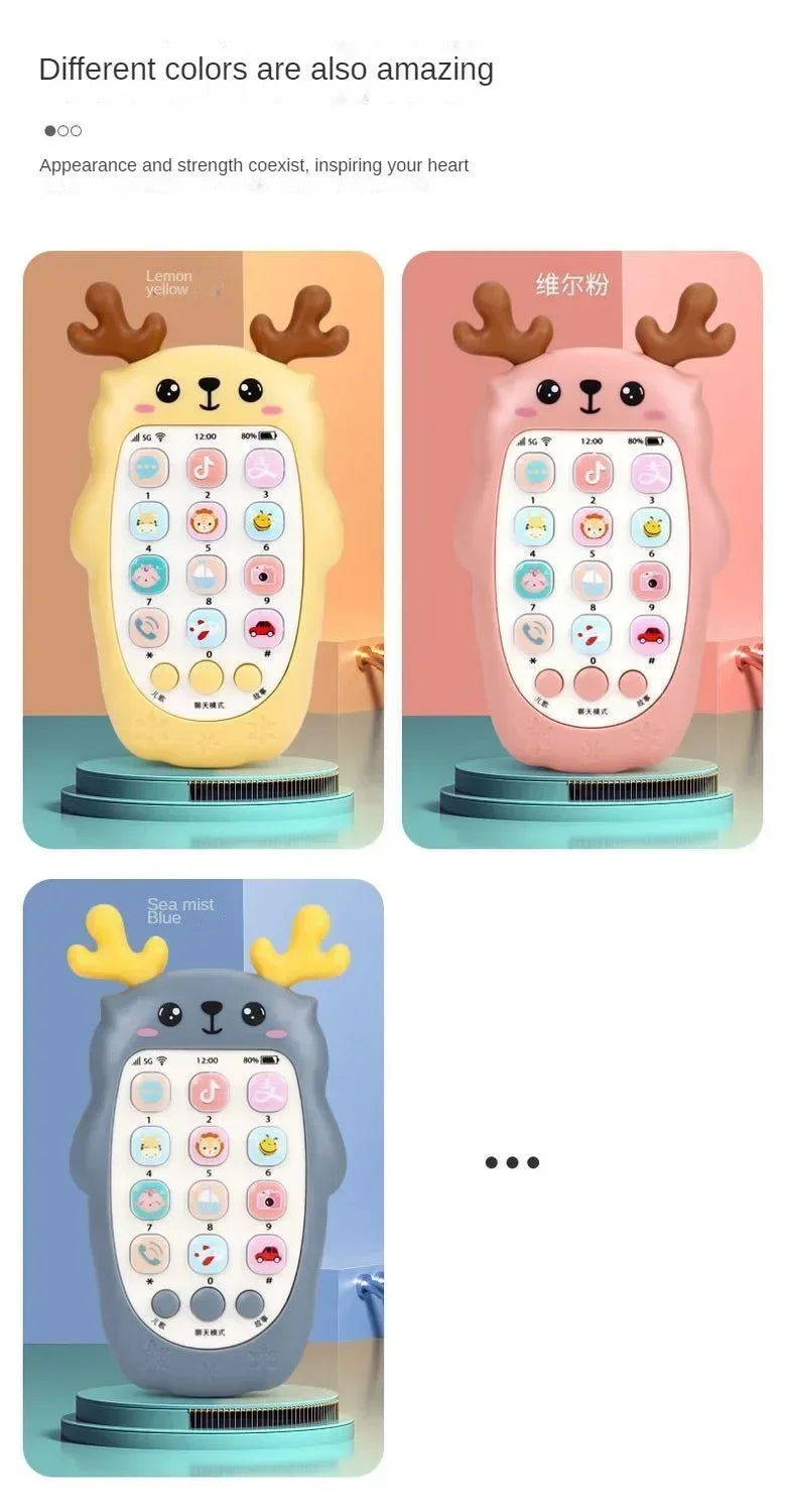 Baby Phone Toys Bilingual Telephone Teether