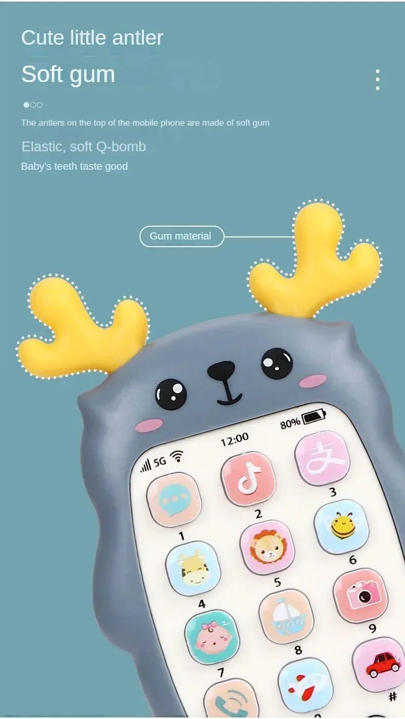 Baby Phone Toys Bilingual Telephone Teether