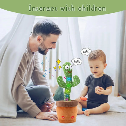 Dancing Cactus Repeat Talking Toy Electronic