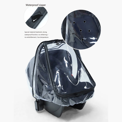 Baby Car Seat Rain Cover Windproof Shading Universal