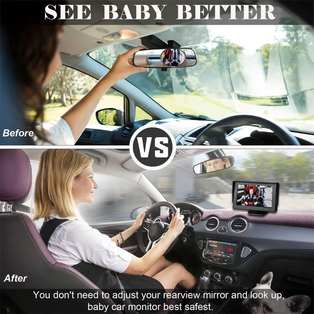 Newest Infant Rear Display View Camera Adjustable