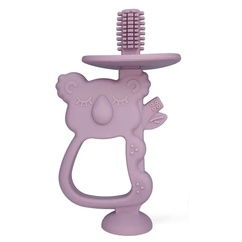 Baby Silicone Training Toothbrush BPA Free Rodent