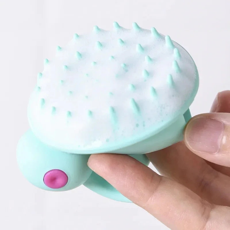 Cute Rabbit Silicone Shampoo Scalp Hair Massager