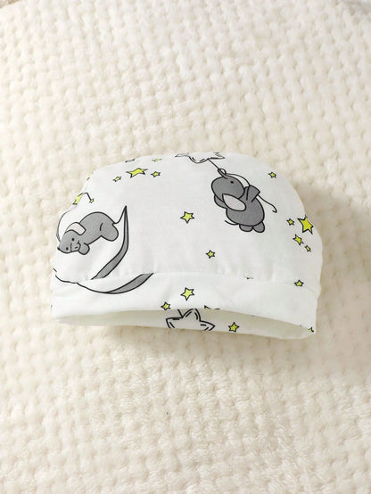 Baby Cute Cartoon Elephant Pattern Embroidery