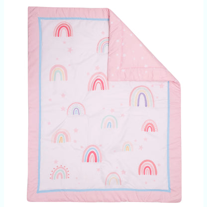 New rainbow design 3 pcs Baby Crib Bedding Set