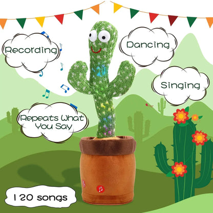 Dancing Cactus Repeat Talking Toy Electronic