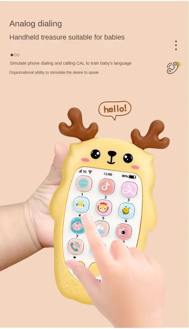 Baby Phone Toys Bilingual Telephone Teether