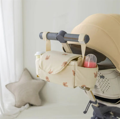 Baby Stroller Bag Pram Organizer Cartoon Bottle