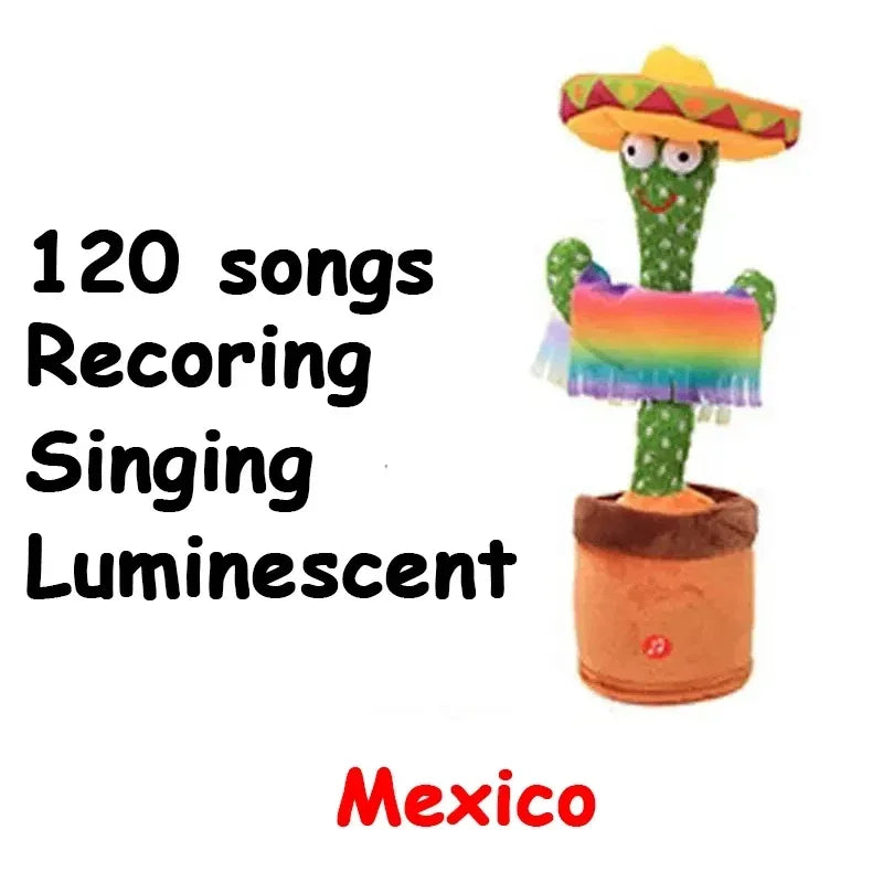 Dancing Cactus Repeat Talking Toy Electronic