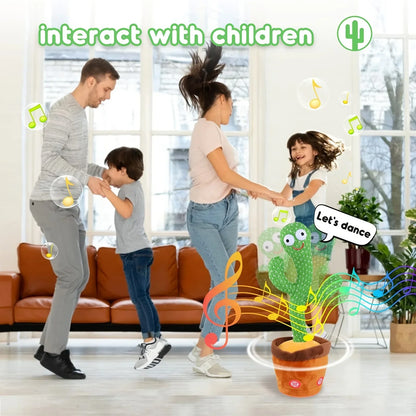 Dancing Cactus Repeat Talking Toy Electronic