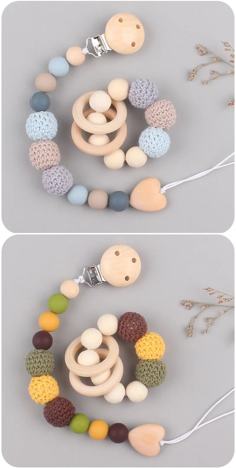 New Baby Pacifier Clips Teethers