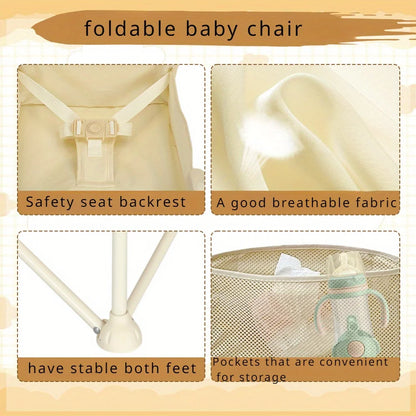 Stylish and Durable High Chair with Adjustable