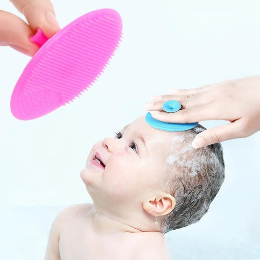 1pc Soft Silicone Bath Brush for Baby Newborn