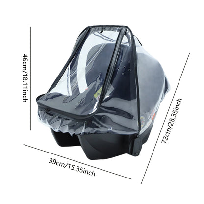 Baby Car Seat Rain Cover Windproof Shading Universal